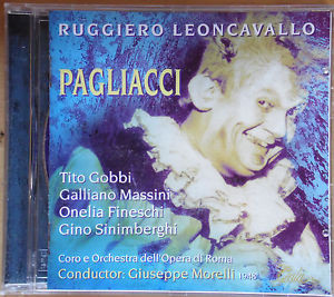 Ruggiero Leoncavallo Pagliacci Morelli Tito Gobbi Massini Fineschi