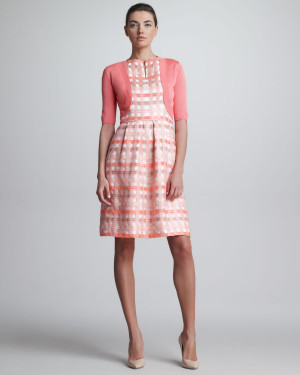 Lela Rose Classic Silk Knit