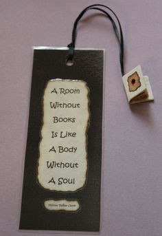 Handmade Bookmark Featuring Tiny Book Tassel by StuwahaCreations, $10 ...