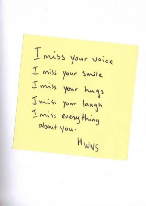 miss your voice life quote