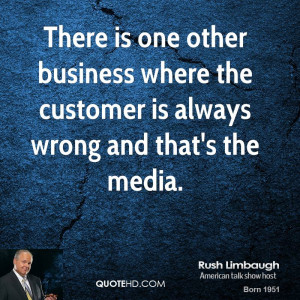 Rush Limbaugh Business Quotes