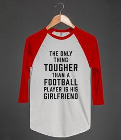 Proud Girlfriend Of A Football Player, Sports Shirt, on an Athletic ...
