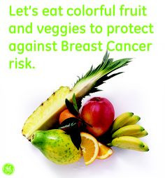 ... veggies to protect against Breast Cancer risk #Quotes #GEHealthcare