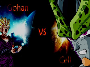 Gohan vs Cell Wallpaper