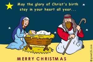 Merry Christmas Religious Greetings