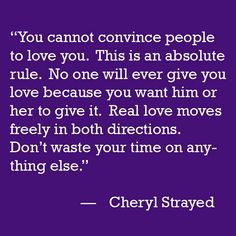 Quote by Cheryl Strayed on real love.