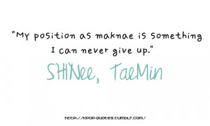 Kpop Quotes Shinee Shinee!