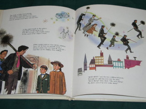 Details about MARY POPPINS DISNEY VINTAGE PADDED BOOK WHITMAN, RARE