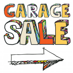 ... quote-unquote, “HUGE CRAFT GARAGE SALE” is on this weekend