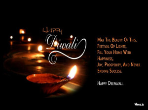 happy diwali dark wallpaper with diwali quotes, Happy Diwali, Dipavali ...