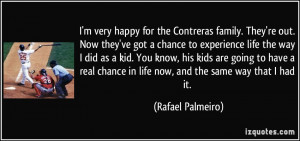 very happy for the Contreras family. They're out. Now they've got ...