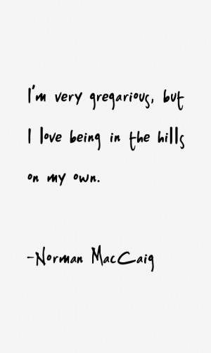 Norman MacCaig Quotes & Sayings