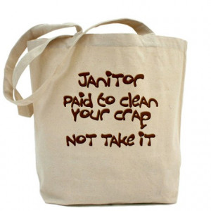 Clean Freak Gifts Bags Totes Funny Janitor Tote Bag