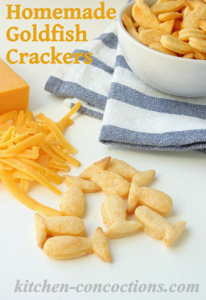Kids in the Kitchen: Homemade Goldfish Crackers