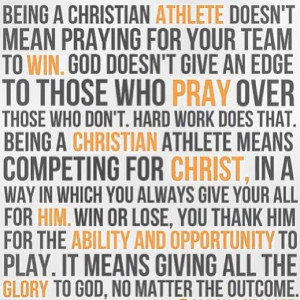 Christian athlete