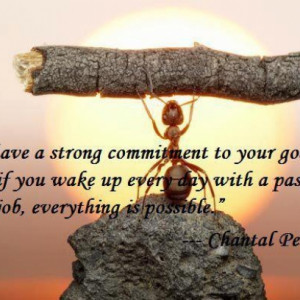 Chantal Petitclerc Quote On Strong Commitment, Goals, & Passion