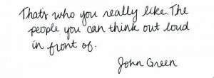 John Green quote