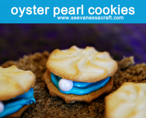 Edible Craft: Ocean Oyster Pearl Cookies