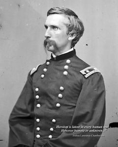 ... Civil War Photo: Col. Joshua Lawrence Chamberlain with Famous Quote