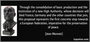 More Jean Monnet Quotes