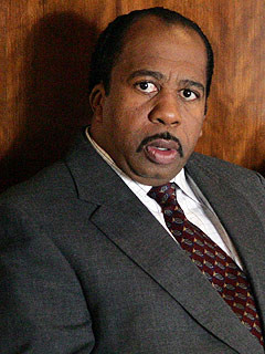 STANLEY STEAMING Leslie David Baker's character let Michael have it ...