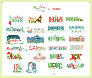 ... sayings, phrases and song lyrics to embellish your holidays crafting