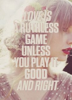 This quote by Taylor Swift portrays a main idea of Ophelia's character ...