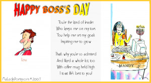 Boss Day Poems