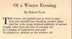 Short Robert Frost Famous Poems