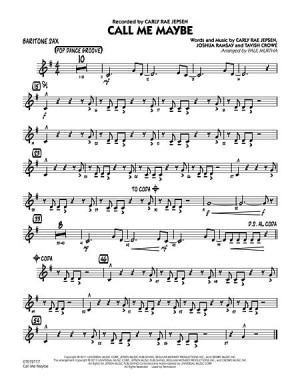 Call Me Maybe - Baritone Sax