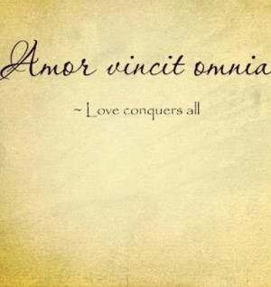 Love Conquers All Quotes tagged virgil, caravaggio and blood of Love ...