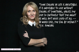 ... is impossible to live without failing at something unless you live so