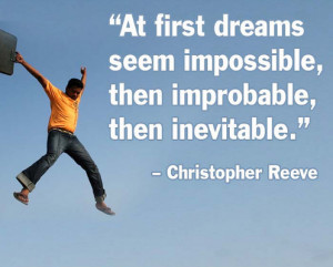 First Dreams Seems Impossible