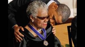 President Barack Obama said Wednesday that the death of poet and ...