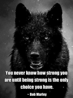 When you stand alone you truly find out how strong you are!