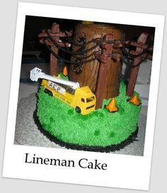 Birthday Cake for Electrical Lineman More
