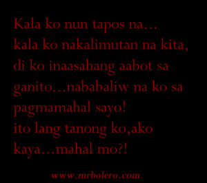 Tagalog Love Quotes 2014 Collections