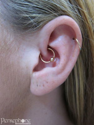 Body Piercing Ear Plug Blue