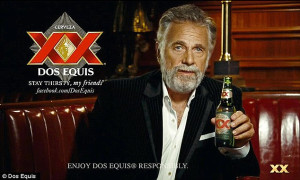 Actor Jonathan Goldsmith appearing in 'The Most Interesting Man in the ...