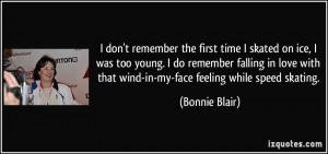 don't remember the first time I skated on ice, I was too young. I do ...