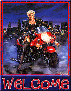 Myspace Graphics > Welcome > biker welcome Graphic