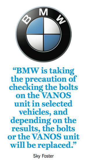 The VANOS unit is an automotive variable valve timing system produced ...