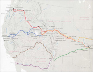 California Trail Route Map