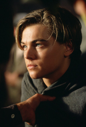 Leonardo DiCaprio in Titanic .