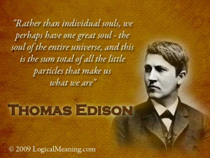 Thomas Edison quote.