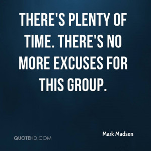 There’s Plenty Of Time. There’s No More Excuses For This Group ...