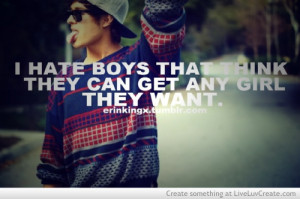 Hate Boys That Think