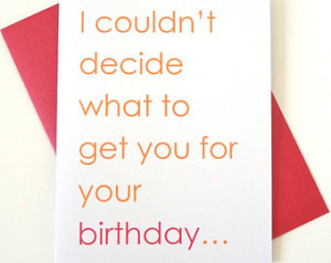 Funny Sexy Birthday Card...