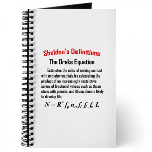 Sheldon 39 s Drake Equation Quote Journal