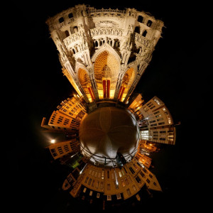stitched panorama image of Les Cathédrale Notre-Dame d'Amiens (The ...